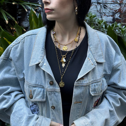 DEPTHOUR Denim Jacket Gemini Patch