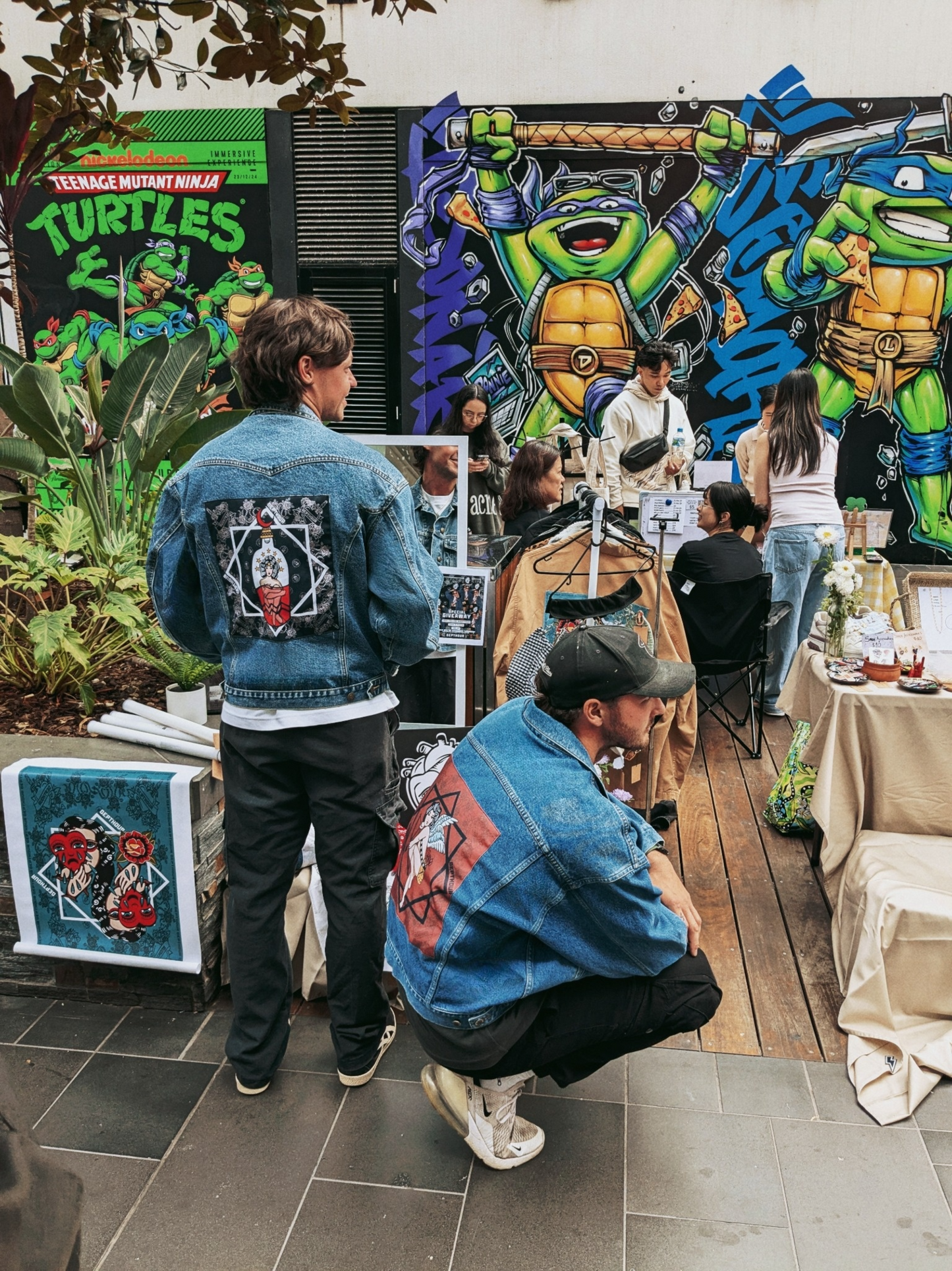 Denim Jacket Aquarius Patch-Zodiac Collection