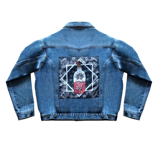 Denim Jacket Aquarius Patch-Zodiac Collection