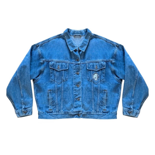 DEPTHOUR Denim Jacket Sagittarius Patch-Zodiac Collection
