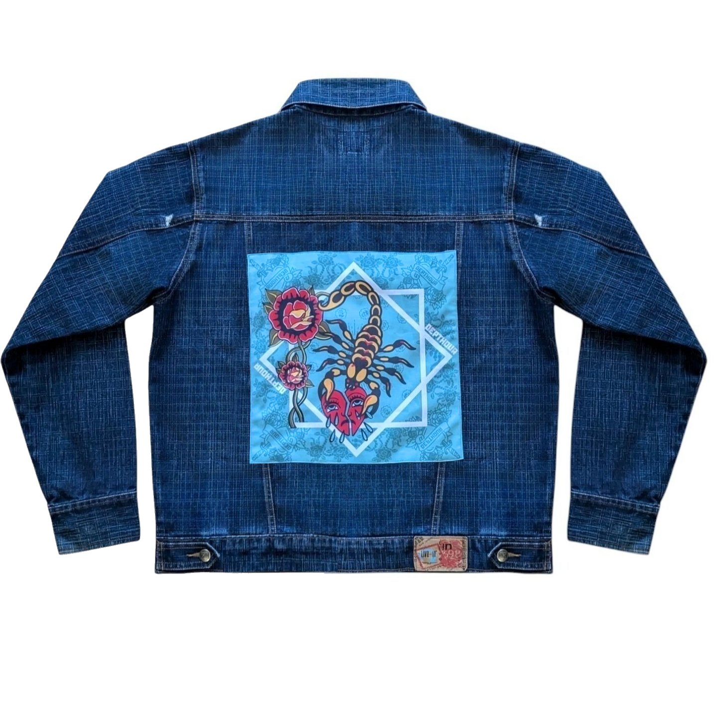DEPTHOUR Denim Jacket Scorpio Patch - Zodiac Collection