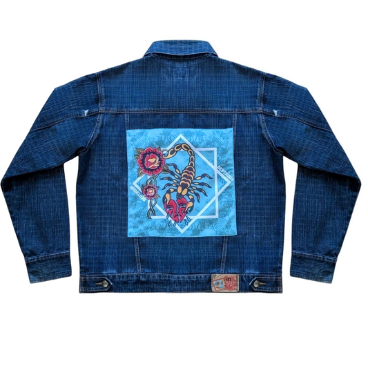 DEPTHOUR Denim Jacket Scorpio Patch - Zodiac Collection